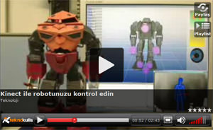 robot kinect humanoid xbox