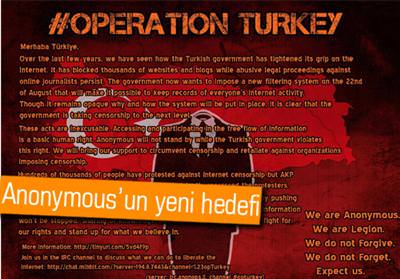 ANONYMOUS YİNE SAHNEDE: OPERATİON TURKEY