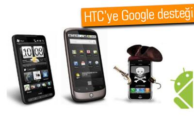 APPLE’A DAVA AÇAN HTC’YE GOOGLE DESTEĞİ