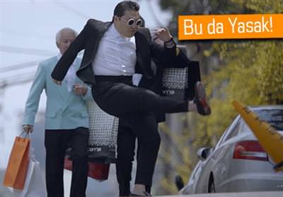 PSY’IN KURAL TANIMAZLIĞI SANSÜRE TAKILDI