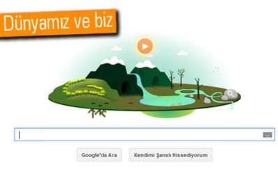 GOOGLE’DAN DÜNYA GÜNÜ’NE ÖZEL DOODLE