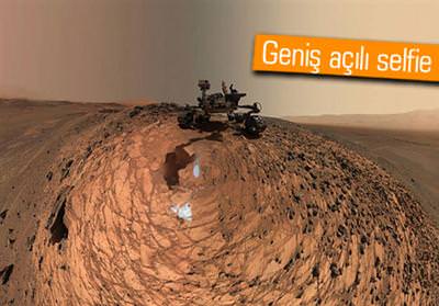 NASA’NIN CURİOSİTY ROBOTU MARS’TA SELFİE ÇEKTİ