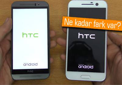 HTC 10 İLE HTC ONE M9 HIZ TESTİNDE
