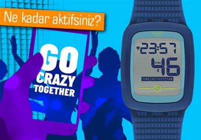 SWATCH TOUCH ZERO TWO SAATİ KULLANIYORUZ